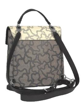 MOCHILA TOUS K. ICON NEGRO-BLANCO