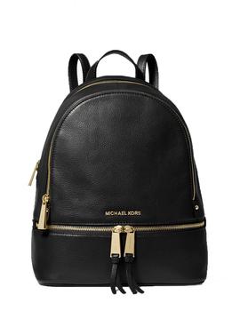 Mochila Michael Kors Rhea Zip piel negra