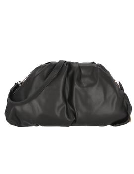 BOLSO LIU.JO FRUNCIDO CON LOGOTIPO NEGRO