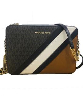  BOLSO MICHAEL KORS LOGOS CON BANDA CUERO