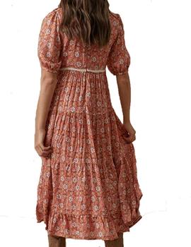 VESTIDO MAGGIE SWEET DIANA LONG FLORES