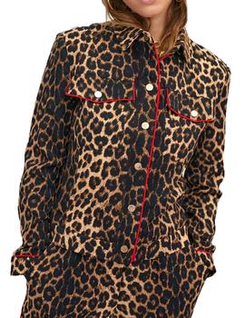 CHAQUETA LOLA CASADEMUNT VAQUERA ANIMAL PRINT