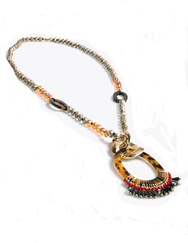 COLLAR LOLA CASADEMUNT LARGO LEOPARDO