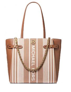 BOLSO MICHAEL KORS TOTE CARMEN DE PIEL Y JACQUARD