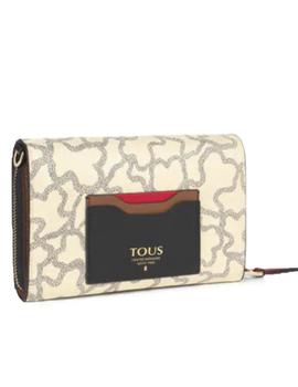 BILLETERA TOUS  L.KAOS ICON MULTI BEIGE