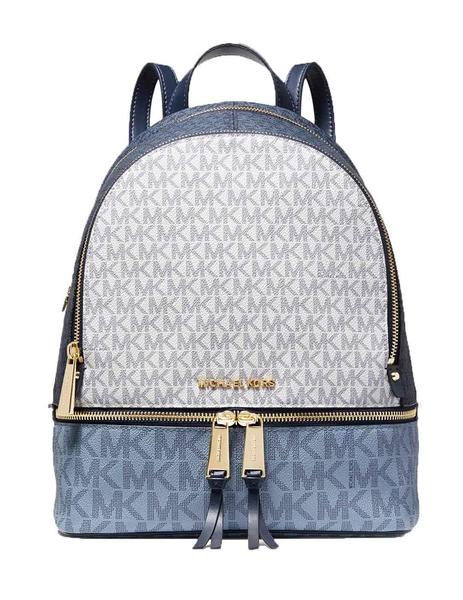 MOCHILA KORS RHEA ZIP AZUL