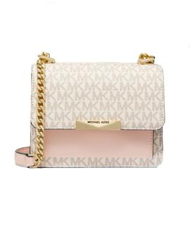 BANDOLERA MICHAEL KORS JADE PEQUEÑA PIEL CON LOGOS