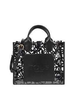 BOLSO TOUS SHOPPING M.AMAYA VINYL TRANS-NEGRO