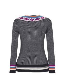 JERSEY HIGHLY PREPPY GRECA PICO NEGRO