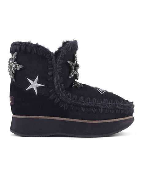 BOTA MOU RUNNING ESKIMO 18 PATCHES- NEGRA