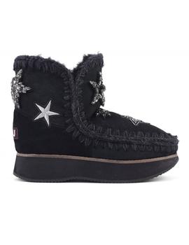 BOTA MOU RUNNING ESKIMO 18 STAR PATCHES- NEGRA