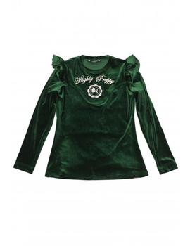 CAMISETA VELVET POODLE M.9616 VERDE