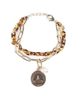 PULSERA LOLA CASADEMUNT CADENITA Y MONEDA