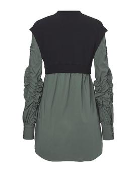 VESTIDO HIGHLY PREPPY CHALECO VERDE