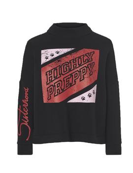 SUDADERA HIGHLY PREPPY NEOPRENO NEGRA