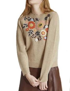 JERSEY DHERY FLORES BORDADAS MULTICOLOR