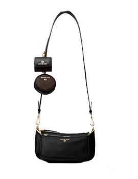 BANDOLERA MICHAEL KORS POUCH XBODY NEGRO