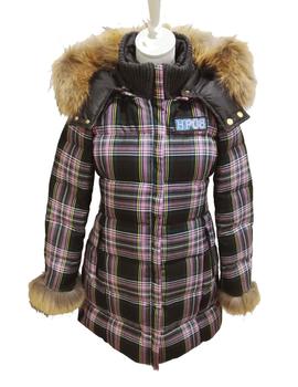 PARKA PLUMA LARGA REVERSIBLE M.4131 NEGRO