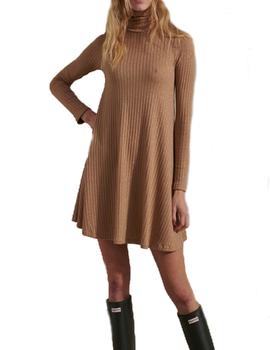 VESTIDO MAGGIE SWEET TERESA BEIGE/DORADO