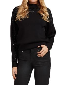 SUDADERA GUESS NEOPRENO CON STRASS