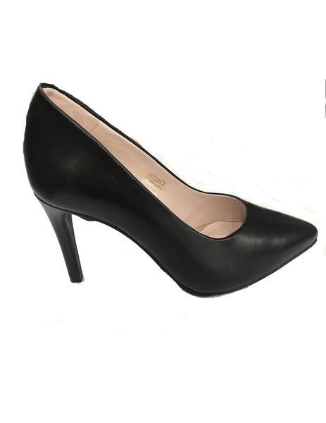 Stiletto negro piel cheap