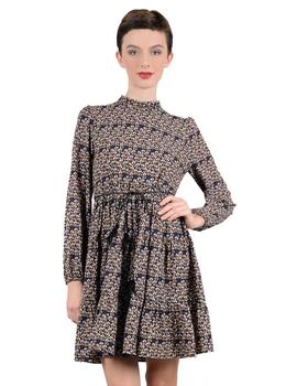 VESTIDO ESTAMPADO FLORES CON VUELO