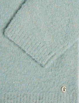  JERSEY GUESS EFECTO SUDADERA MENTA CON LÚREX