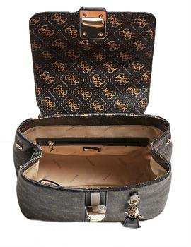 MOCHILA GUESS KASINTA LOGOTIPO 4 G NEGRO