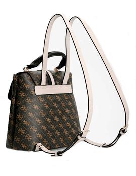 MOCHILA GUESS KASINTA LOGOTIPO 4 G NEGRO