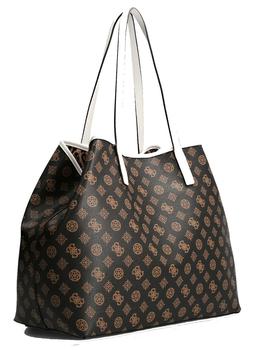 BOLSO GUESS SHOPPER VIKKY 4G LOGOPTIPO PEONIA