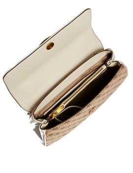 BOLSO GUESS AILEEN 4 G LOGOTIPO VIVO BLANCO