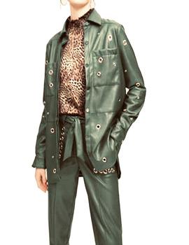 SOBRECAMISA LOLA CASADEMUNT ARANDELAS VERDE