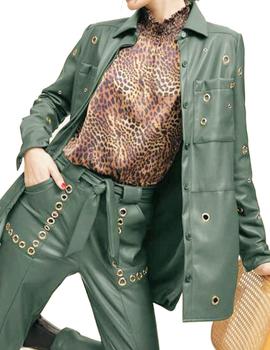 SOBRECAMISA LOLA CASADEMUNT ARANDELAS VERDE