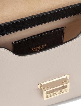 BANDOLERA TOUS M. LEGACY BEIGE-NEGRO