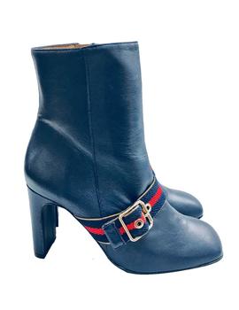 BOTIN MARINO TACON CON CINTA GUCCI