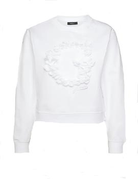 SUDADERA GUESS ARIADNA SWEAT BLANCO