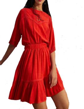 VESTIDO MAGGIE SWEET CARMEN ROJO