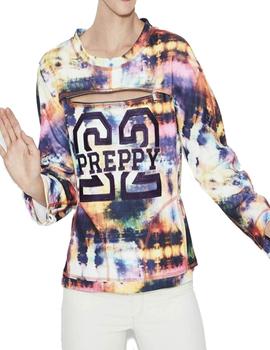 SUDADERA HIGHLY PREPPY TIE DYE