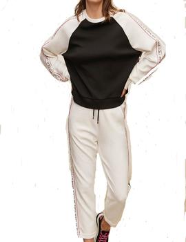 PANTALÓN LOLA CASADEMUNT CHANDAL LOGO VIVO FUCSIA