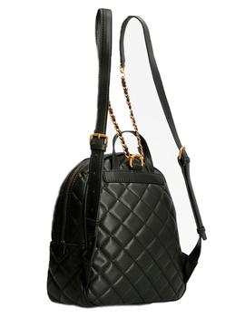 MOCHILA GUESS CESSILY PESPUNTEADA NEGRA