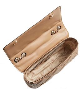 BOLSO GUESS CESSILY PESPUNTEADO CAMEL