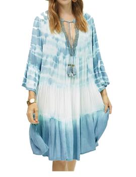 VESTIDO LOLA CASADEMUNT TIE DYE CORTO