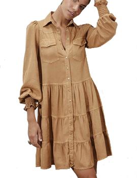 VESTIDO MAGGIE SWEET DOLLY CAMEL