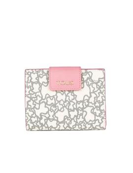 BILLETERA TOUS S.KAOS MINI BEIGE ROSA