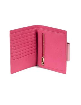 BILLETERA TOUS S.KAOS MINI BEIGE-ROSA