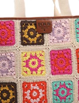 CAPAZO TOUS XL CROCHET MULTI- MARRÓN