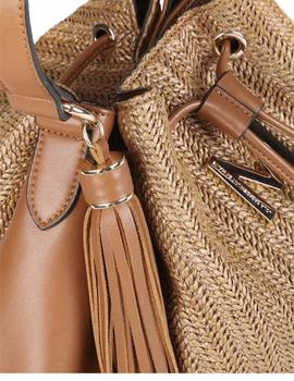 BOLSO LOLA CASADEMUNT JUDAS RAFIA DETALLES PIEL