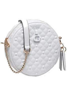 BANDOLERA GUESS RUE ROSE CIRCLE BLANCO