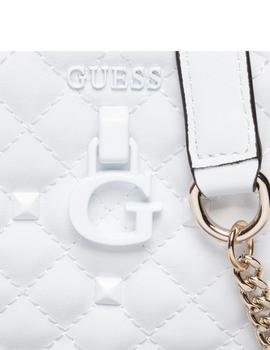 BANDOLERA GUESS RUE ROSE CIRCLE BLANCO