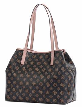 Bolso guess on sale marron y rosa